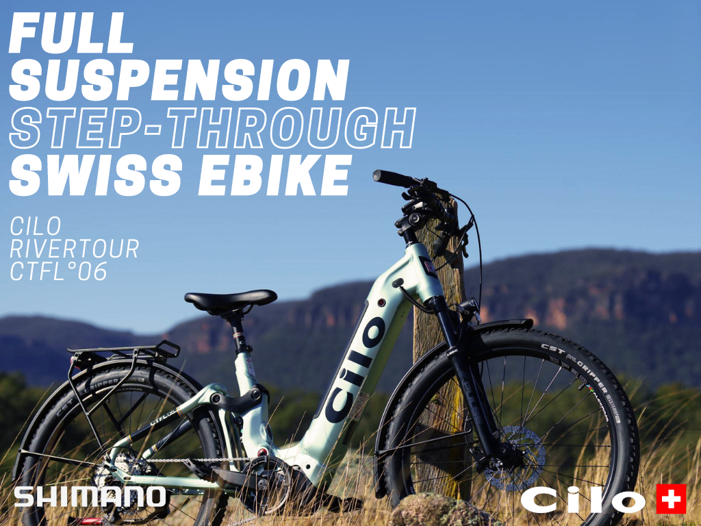 Cilo RIVERTOUR CTFL°06 Full-Suspension Step-Through eBike